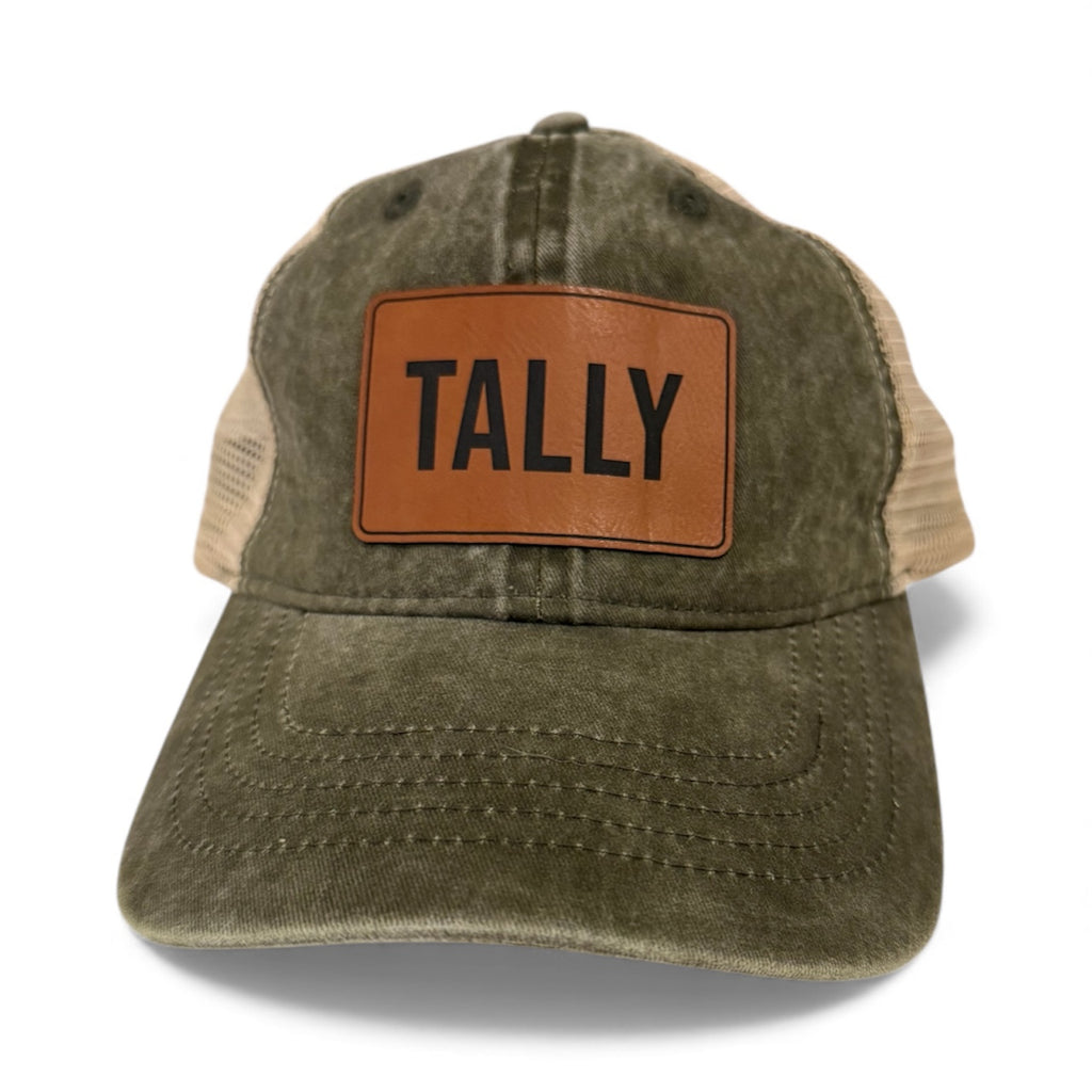 Tally trucker hat