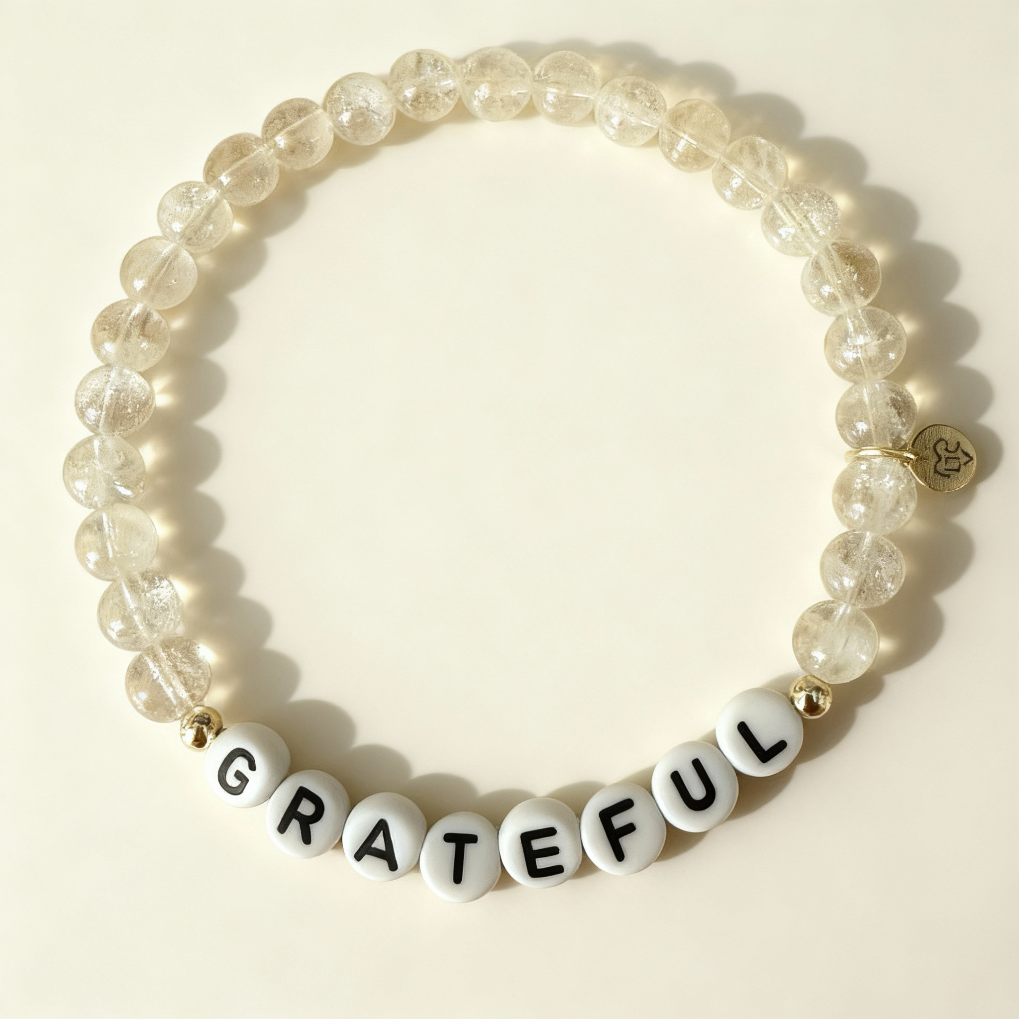 ‘Grateful’ message bracelet