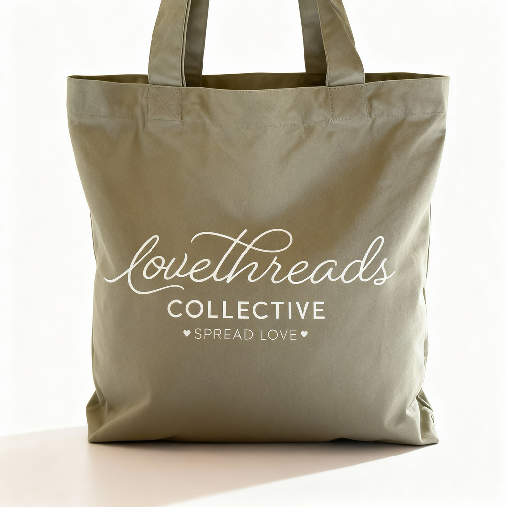 Lovethreads cotton market bag