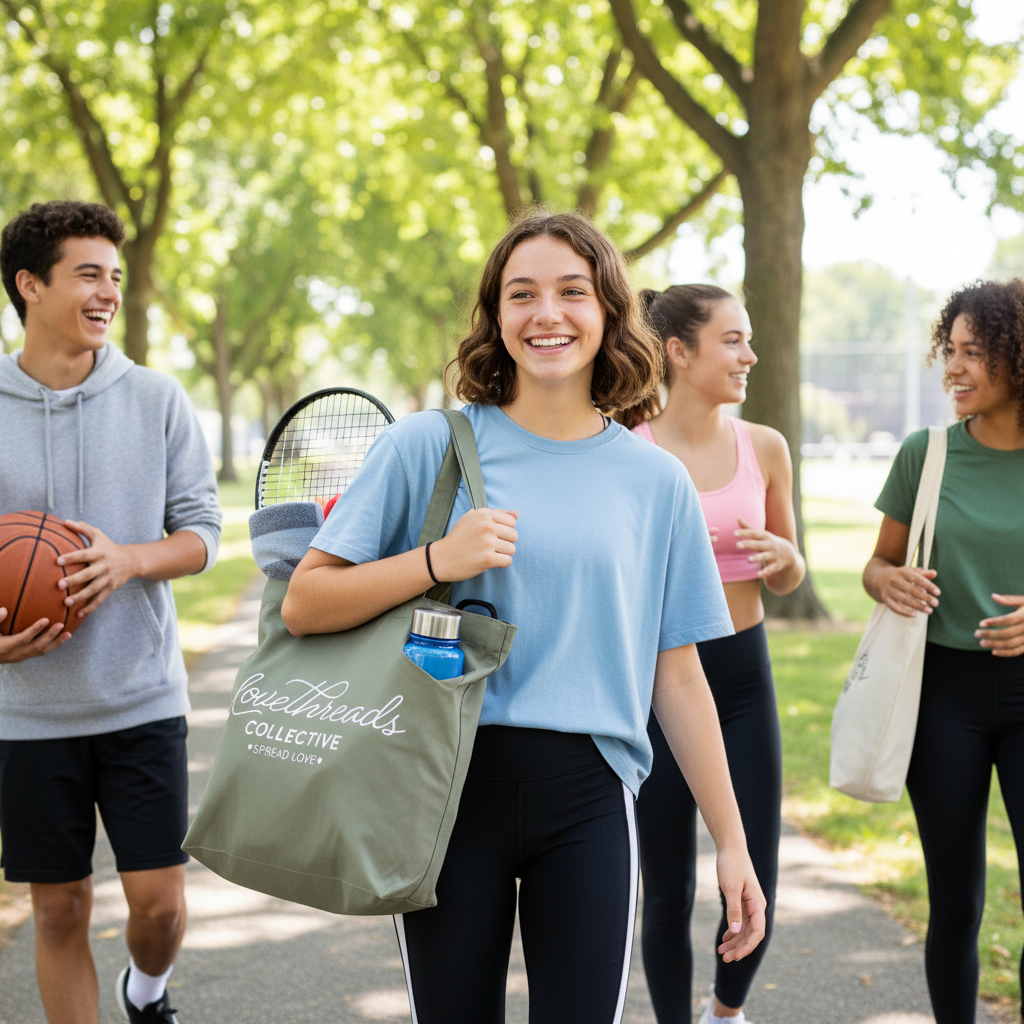 Lovethreads cotton market bag