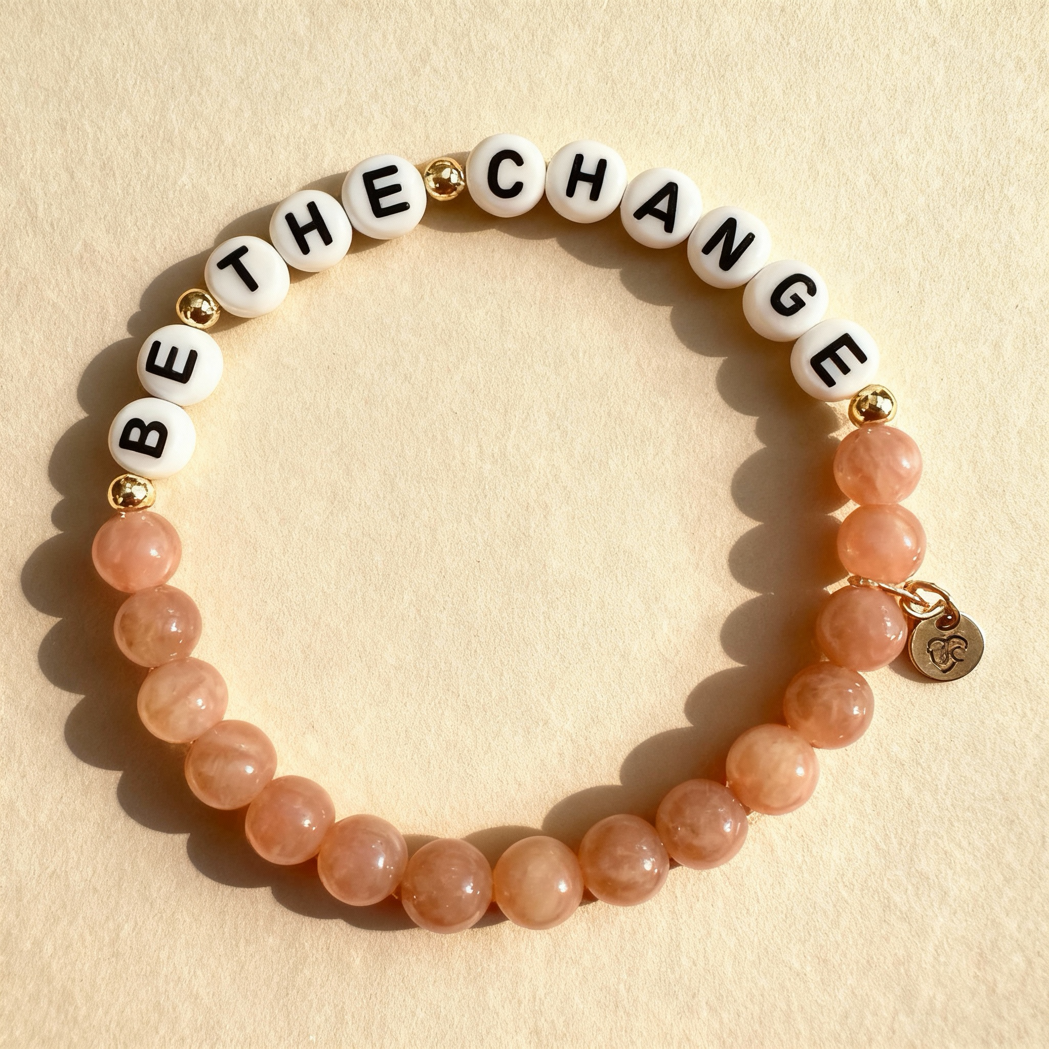 ‘Be the Change’ message bracelet