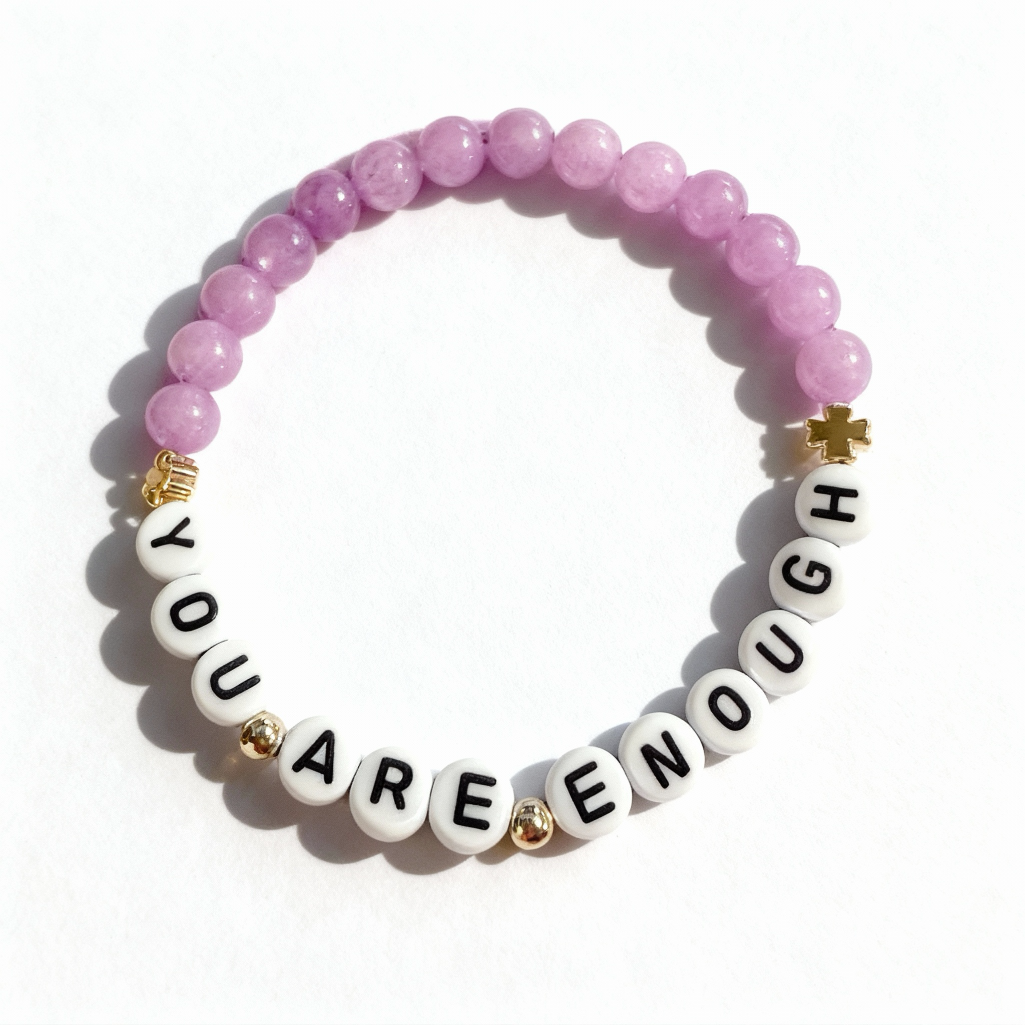 ‘You are enough’ message bracelet