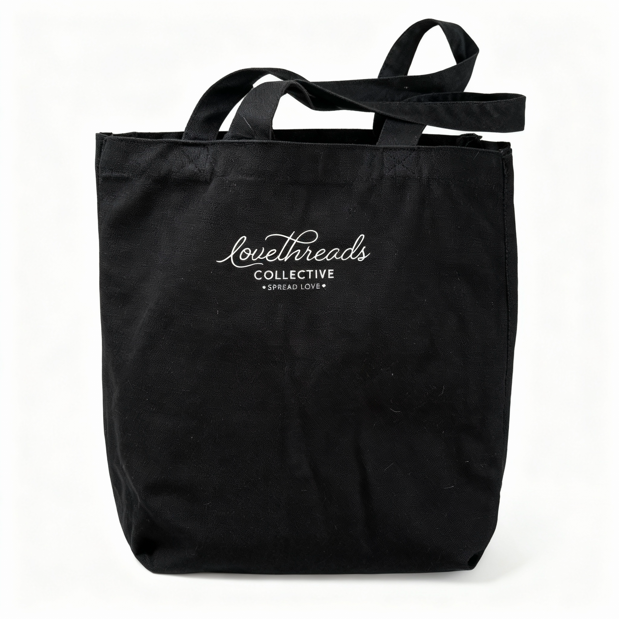 Love has no margins heavyweight canvas tote