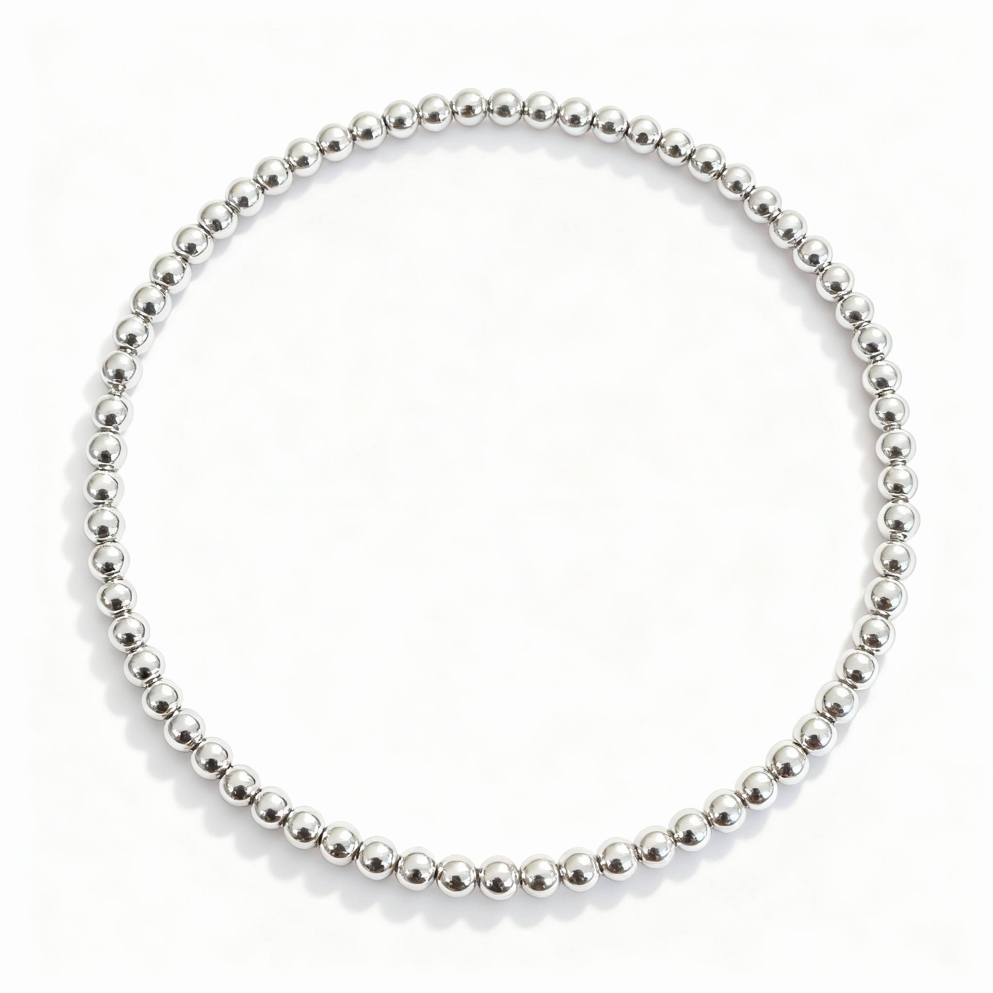 Silver stacker bracelet