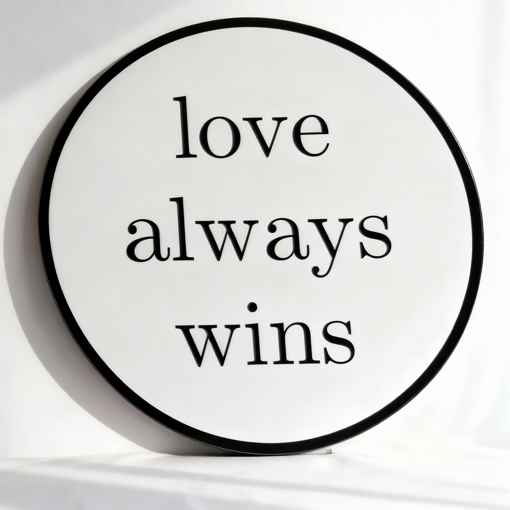 Love always wins magnet