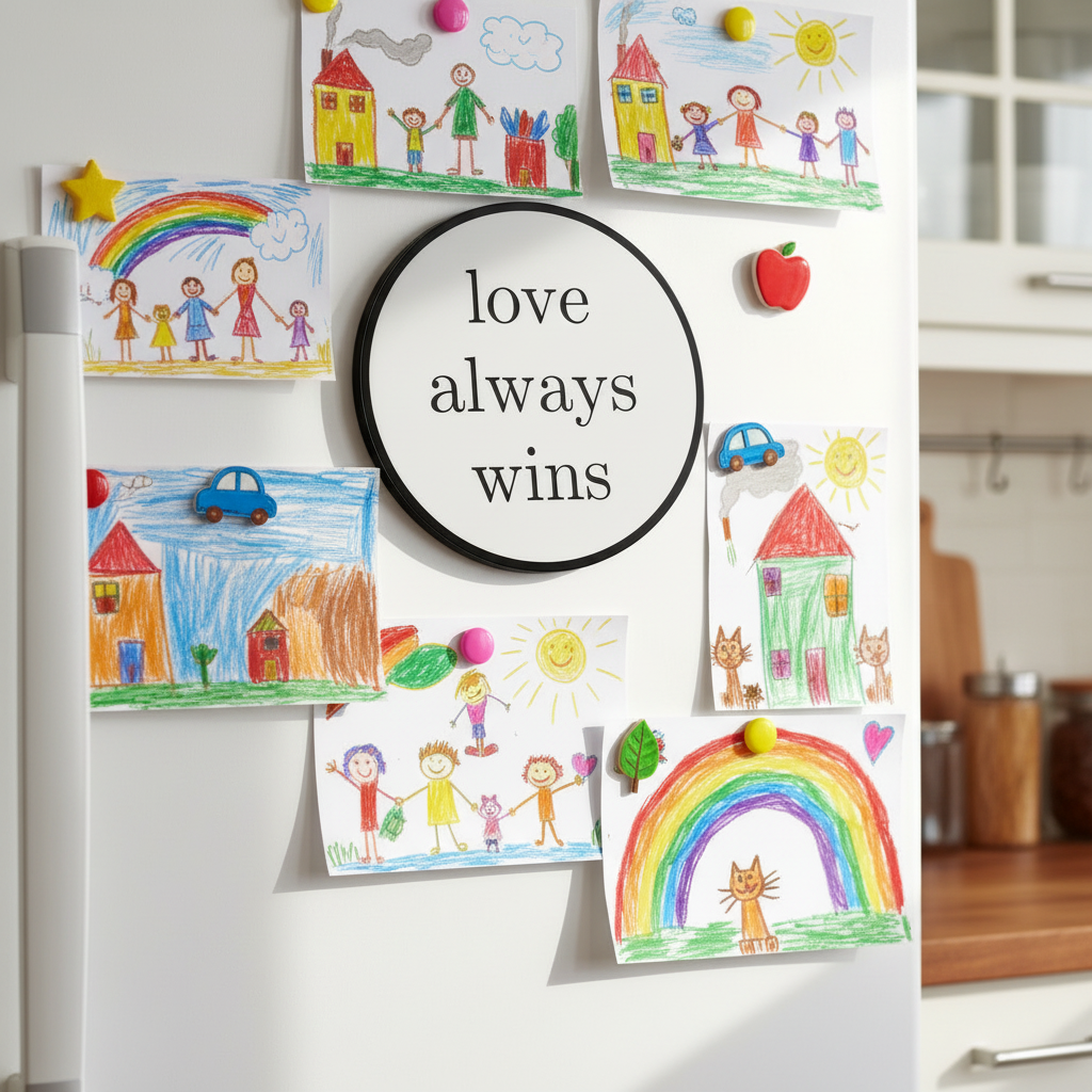 Love always wins magnet