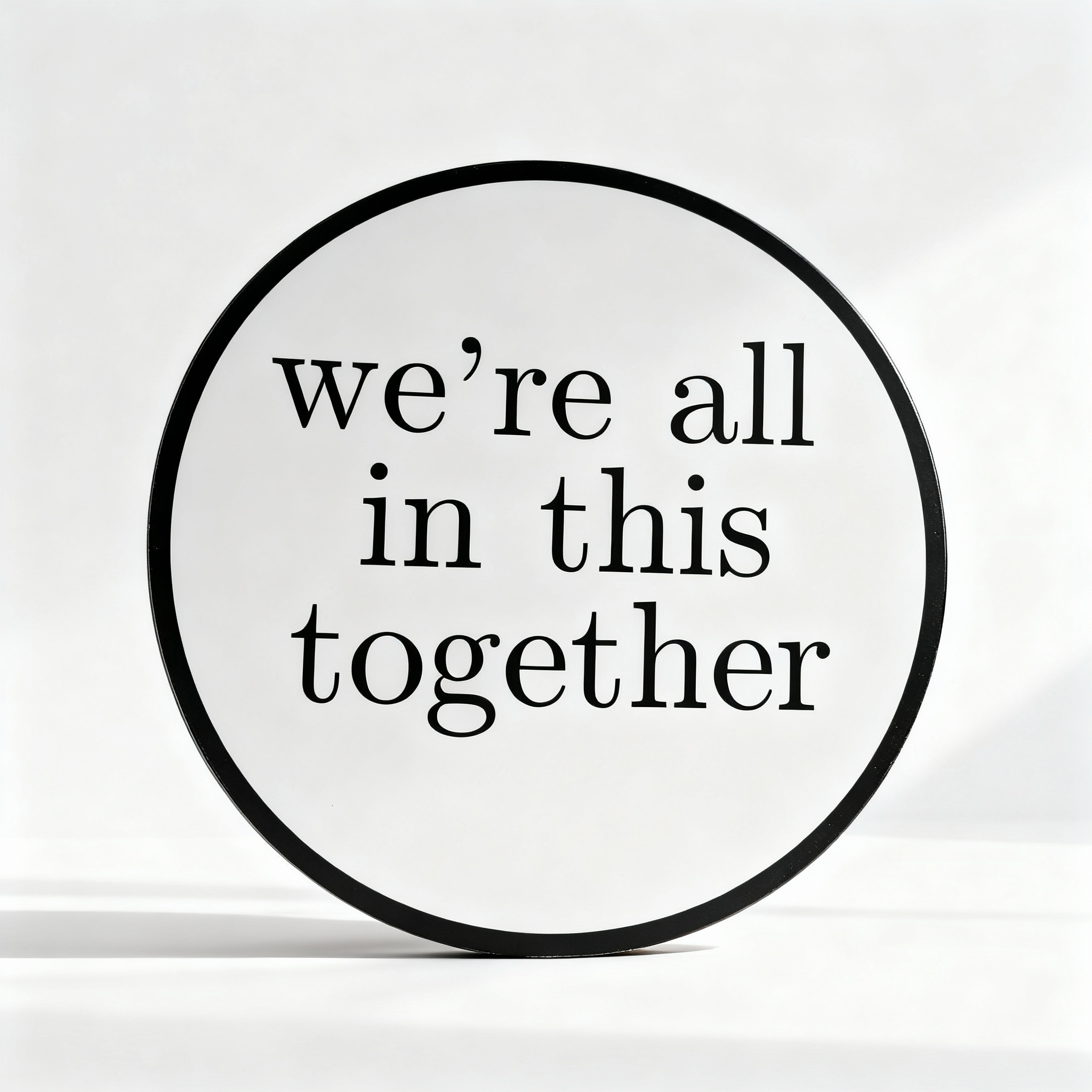We’re all in this together magnet