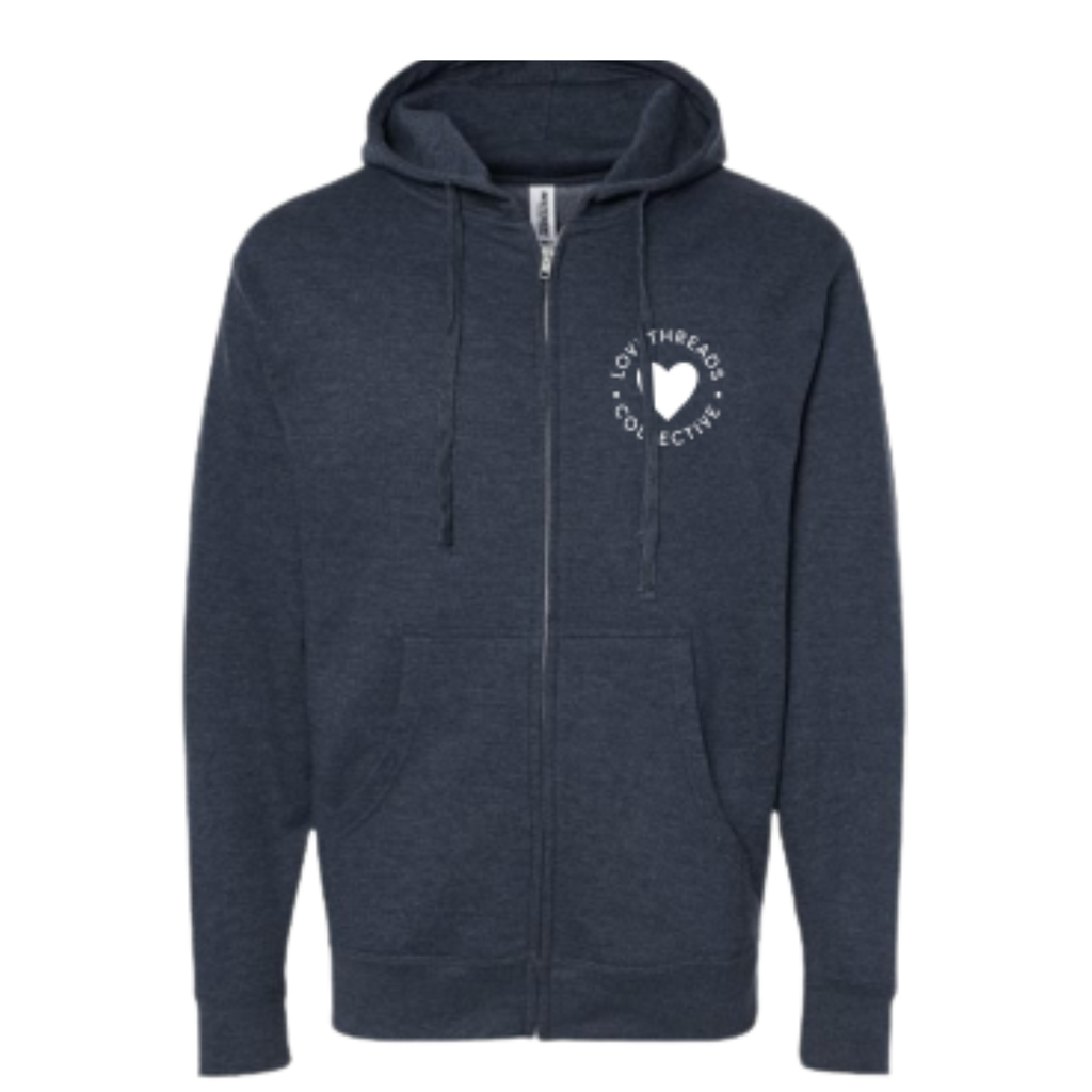 Every little act of kindness zipup hoodie