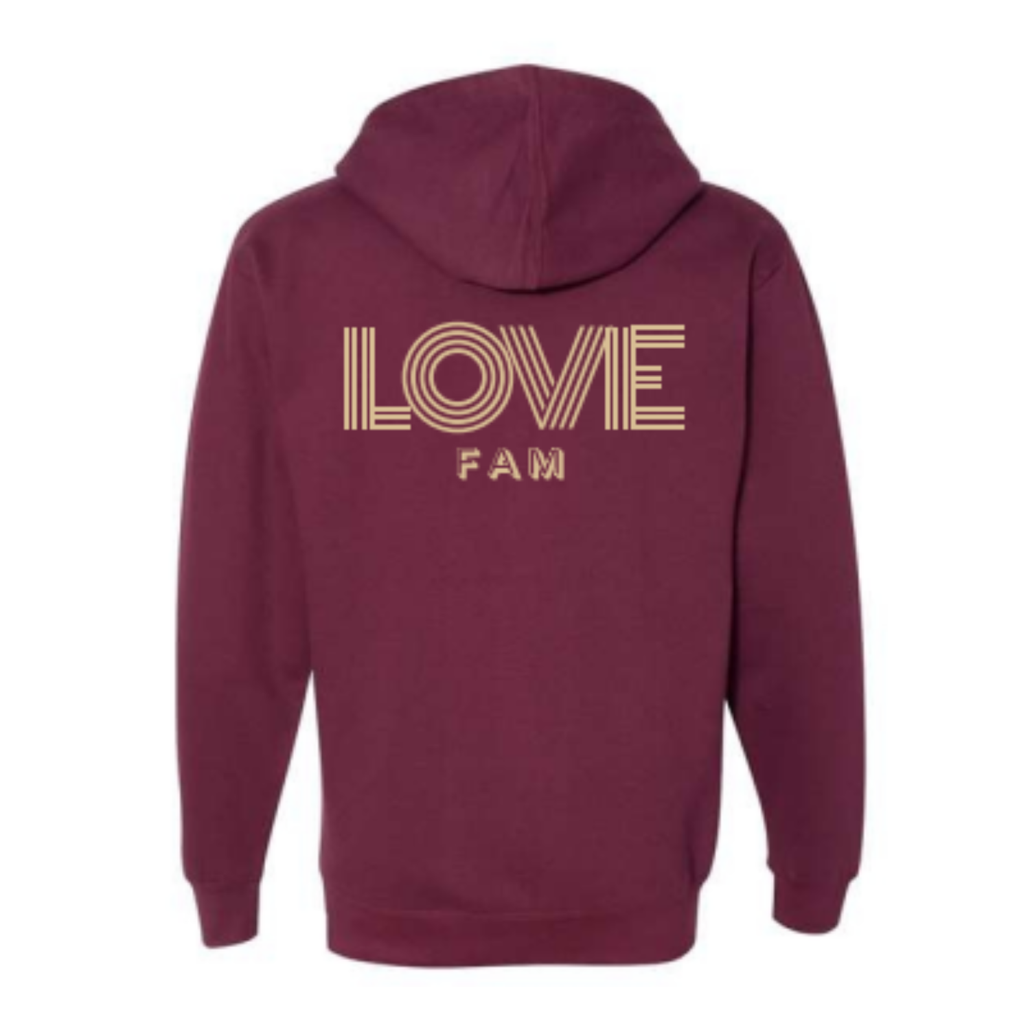 Love fam zipup hoodie