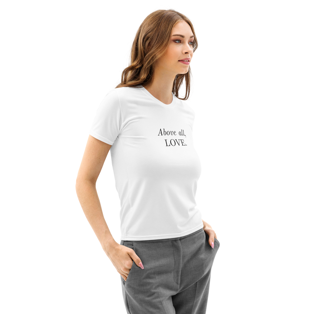 Above all, LOVE women's crewneck