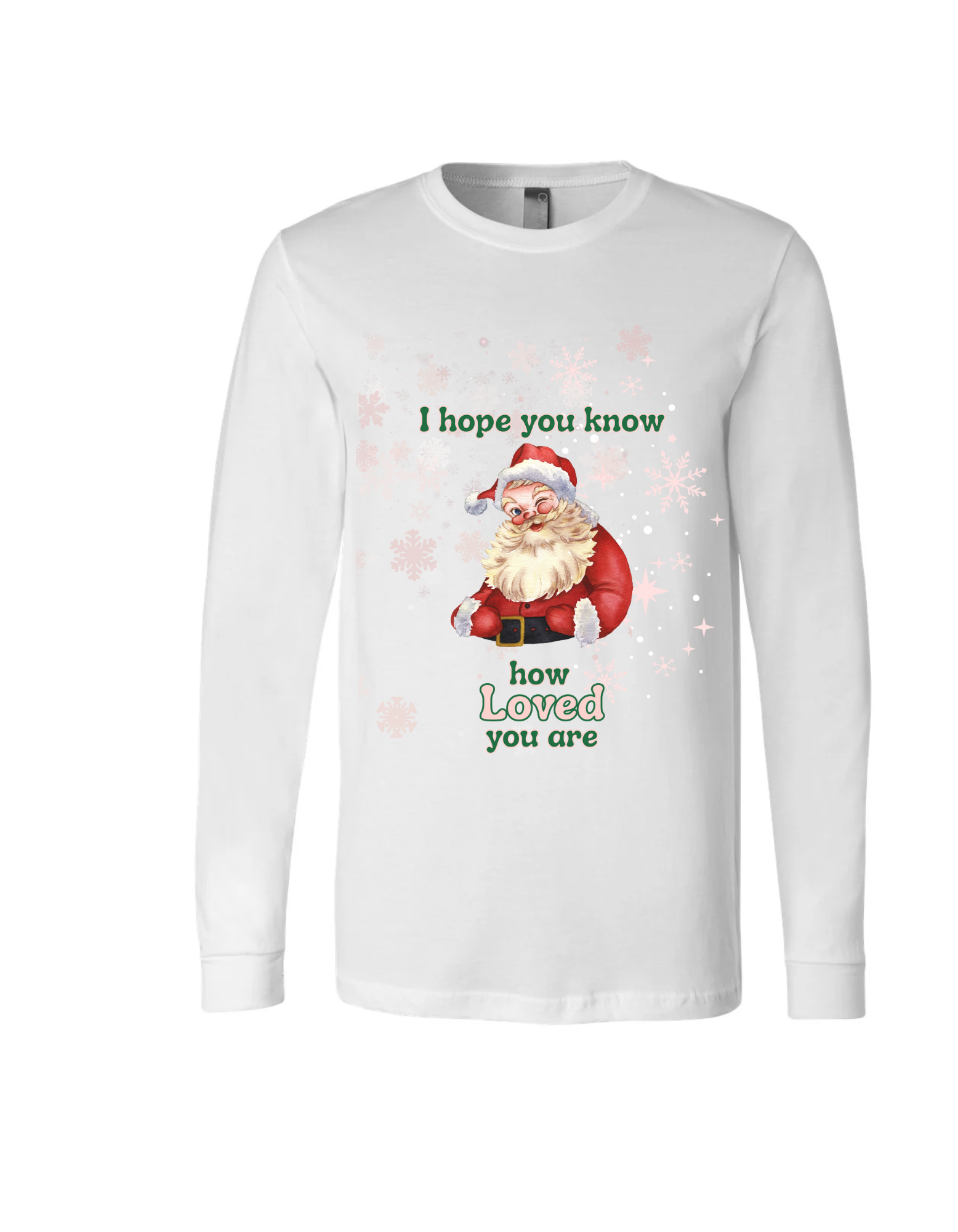 I hope you know how loved you are Santa