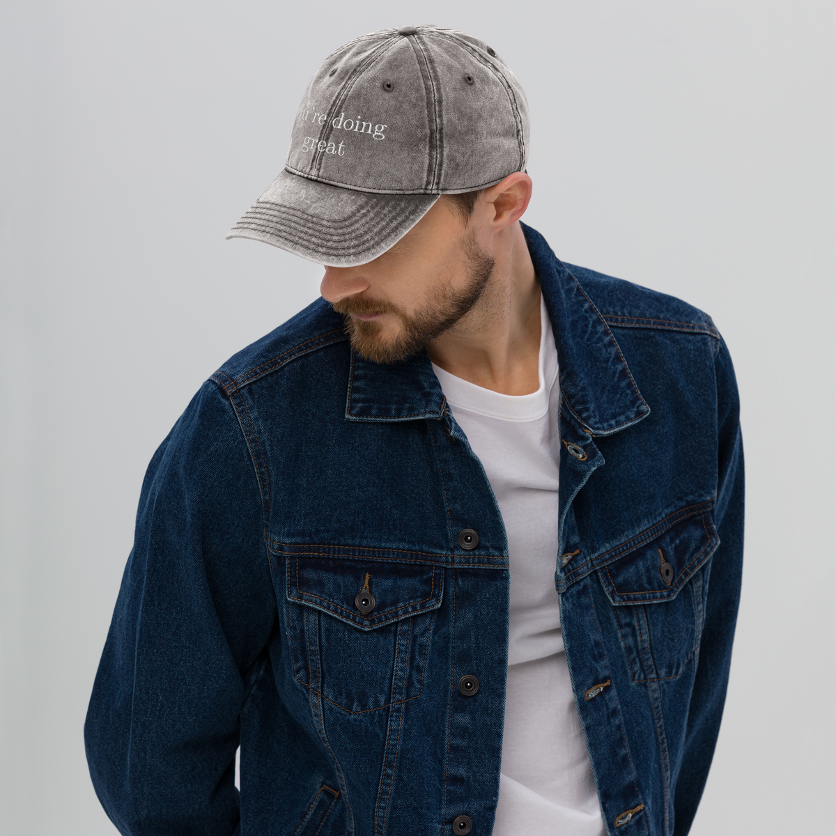 You're doing great vintage style cap